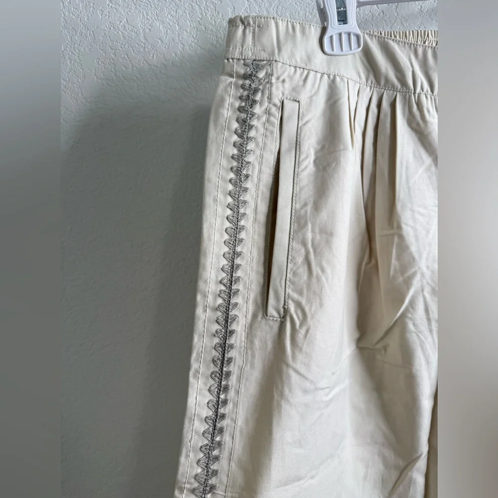 NWT Anthropologie Pleated Embroidered Trousers Sz XL - Picture 8 of 16